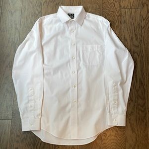 Jos. A. Bank Button Down Shirt White 15.5x34 Slim Fit